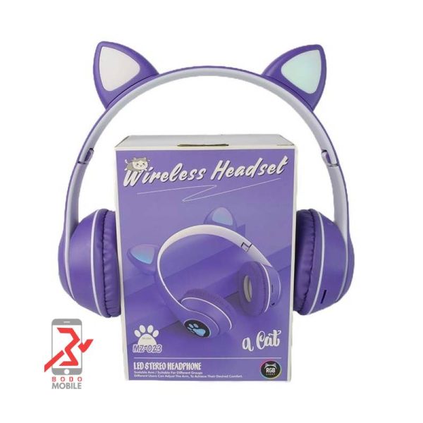 هدفون بلوتوثی گربه ای mz023